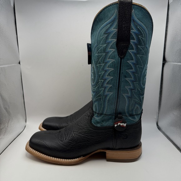 Durango Arena Pro Black & Blue Lagoon Western Boot 13 Inch Men's Sz 9M DDB0413